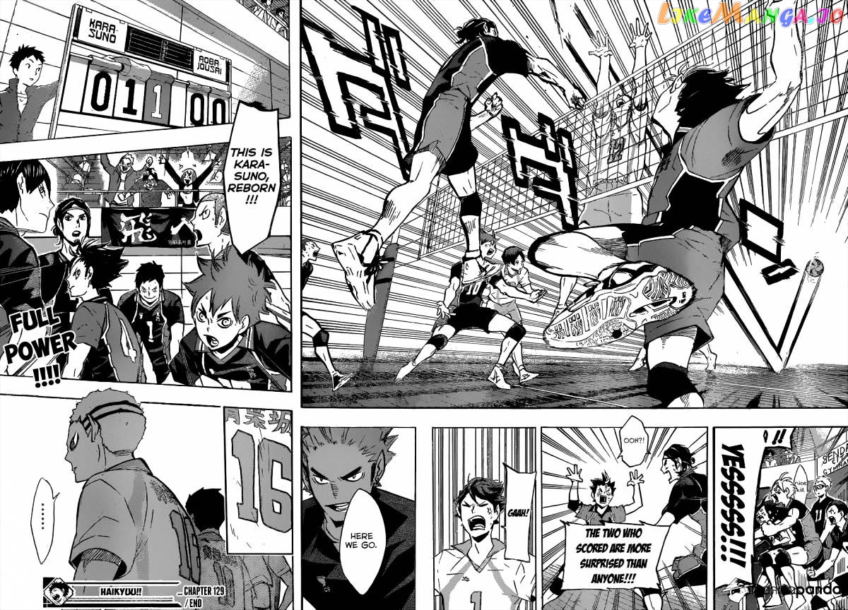 Haikyuu!!, Chapter 129 image 17